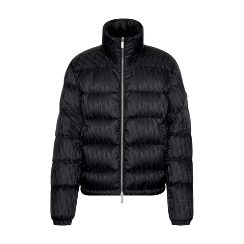 Doudoune monogrammée – Noir