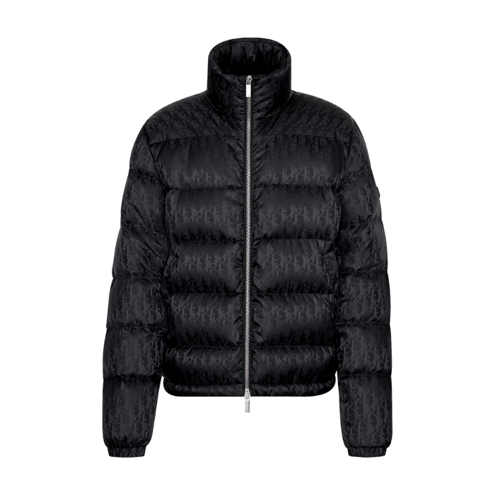 Doudoune monogrammée – Noir